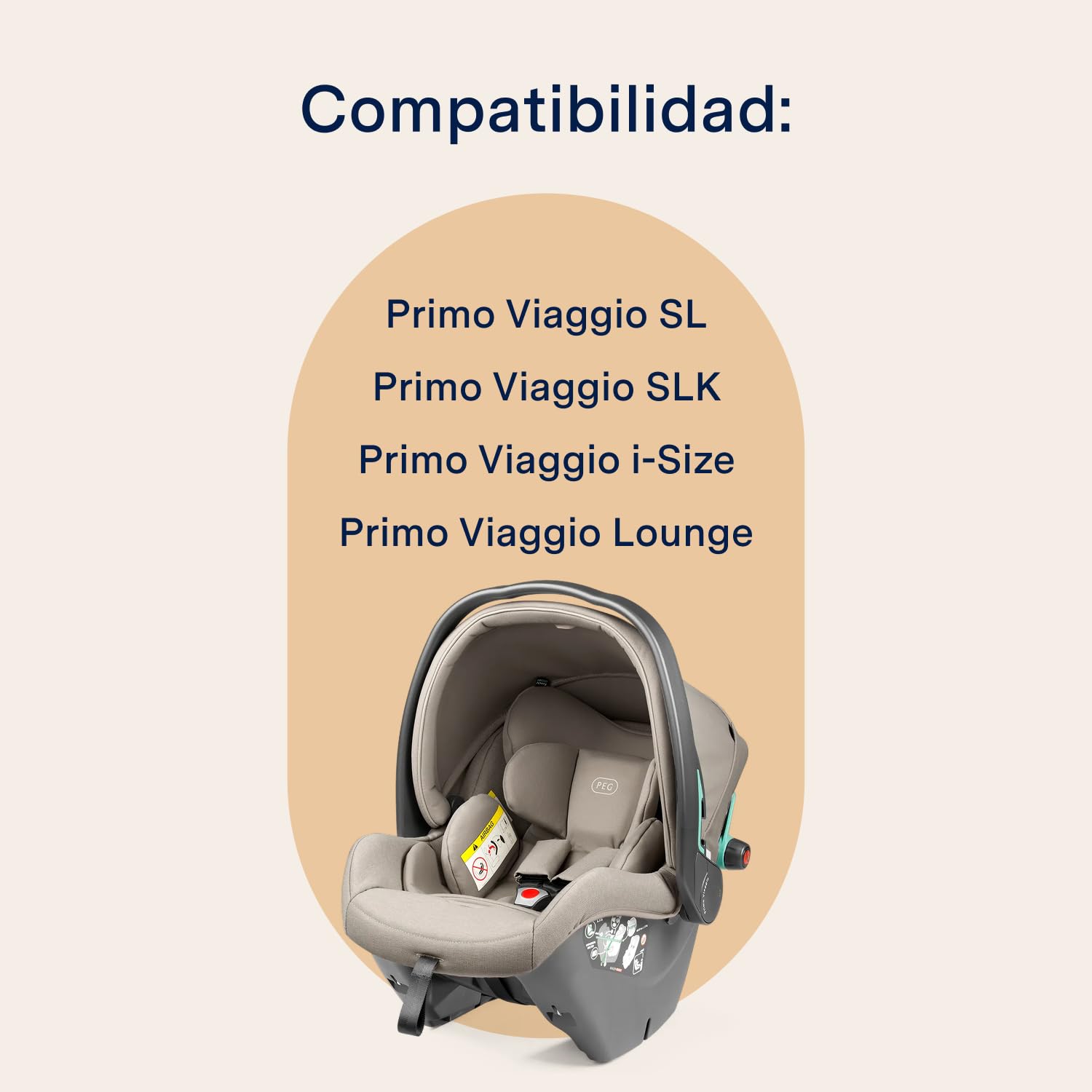 Peg-Pérego Igloo Cover - Funda de Invierno/Saco para Silla de Coche, Color Gris