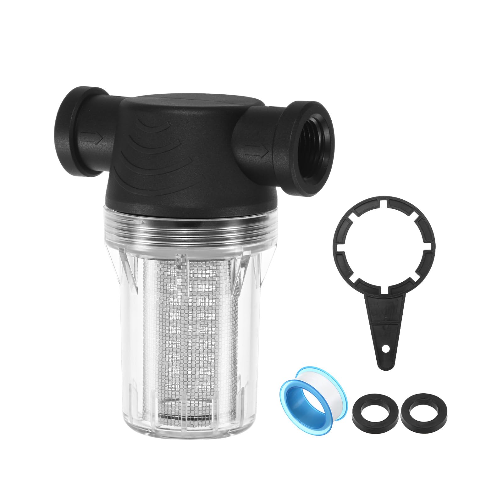 M METERXITY Water Pump Strainer with 20 Mesh Stainless Steel Filter Screen