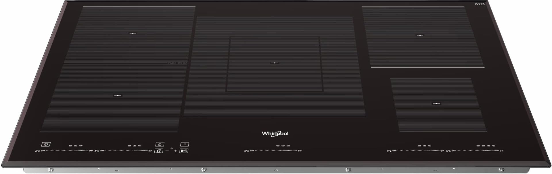 Piano cottura induzione n° 5 fuochi colore nero - WT 1090 BA