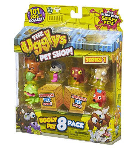 Ugglys Pet Shop - Set di 8 Figurine di Animali