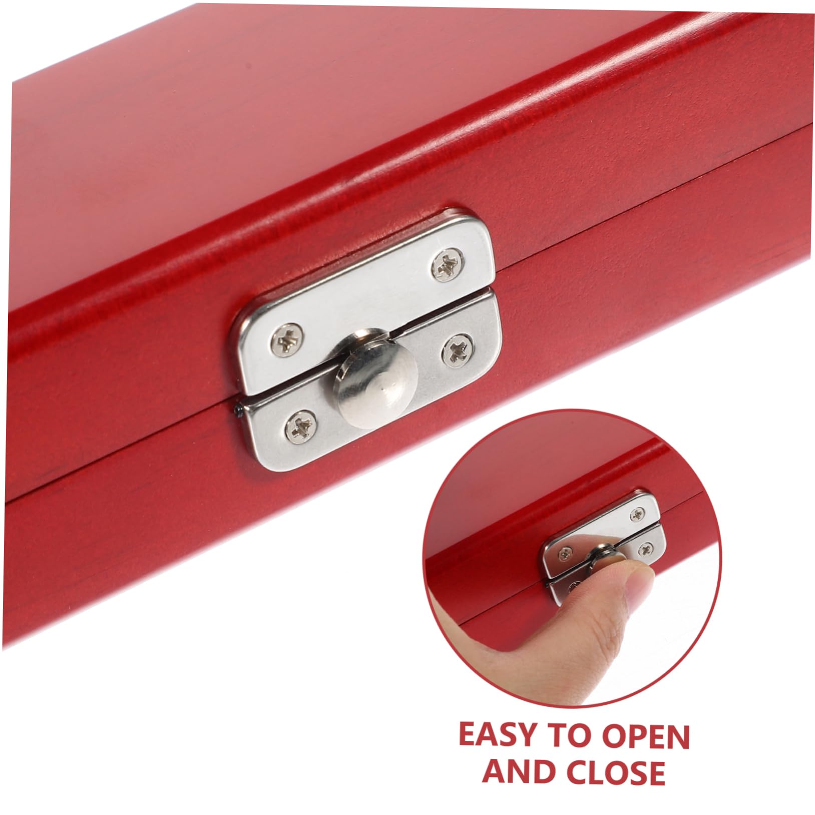 ibasenice Music Orchestra Storage Lightweight Box Genuine Spruce Wooden Case R135B Conductor