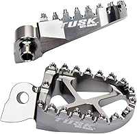 Vista 1 de Tusk Billet Race Estriberas compatibles con Yamaha YZ125/YZ250 2001-2025/YZ250F 2001-2023/YZ450F 2003-2022