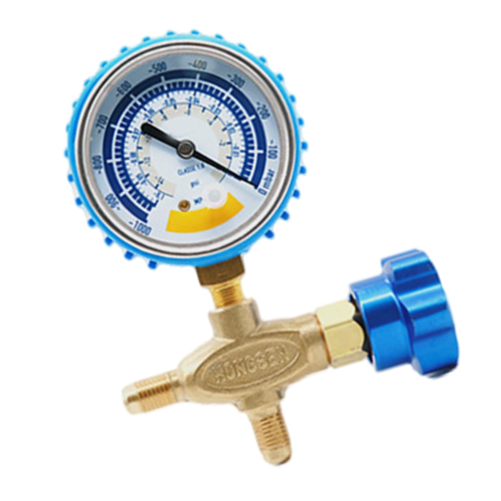 Vacuum Gauge Pressure Gauge Accurate Air Instrument 63mm / 80mm 0-14psi Dials Display 1 / 8inch Connector Vacuum Automotive