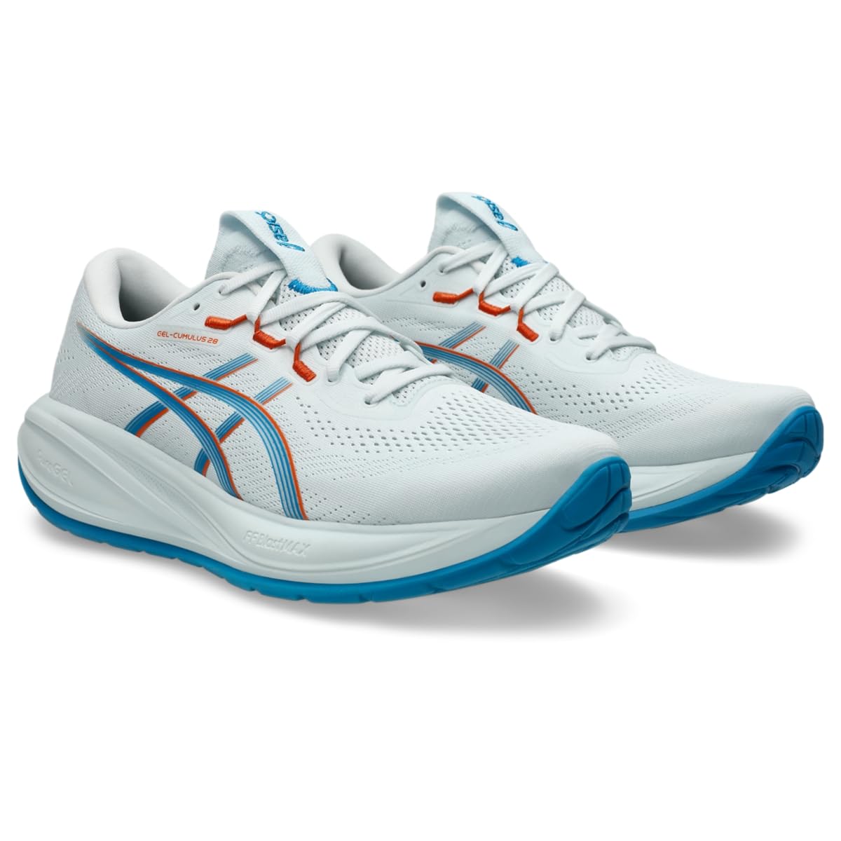 ASICS Herren Gel-Cumulus 28 Laufschuhe, Arctic Blue/Aegean Blue, 10.5 Wide