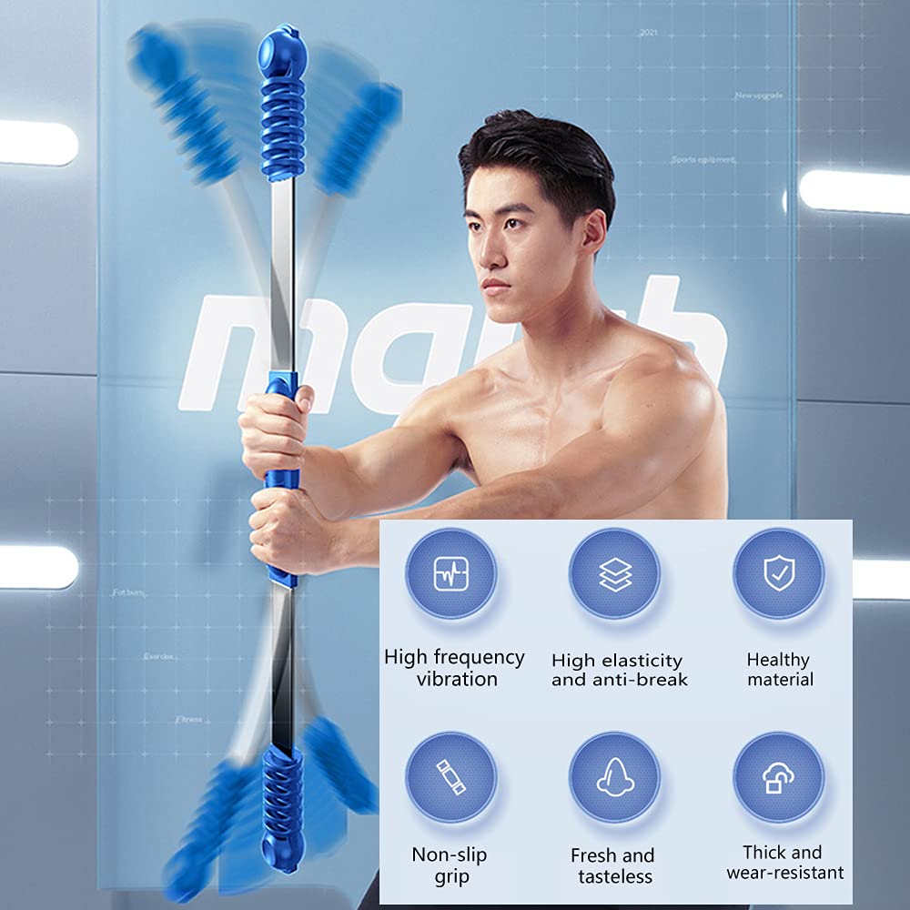 Sport Schwingstab Fitness,Fachmann Swingstick Premium 90cm,Multifunktionale Trainingstab aus Fiberglas Für Vibrationstraining & Tiefenmuskulatur