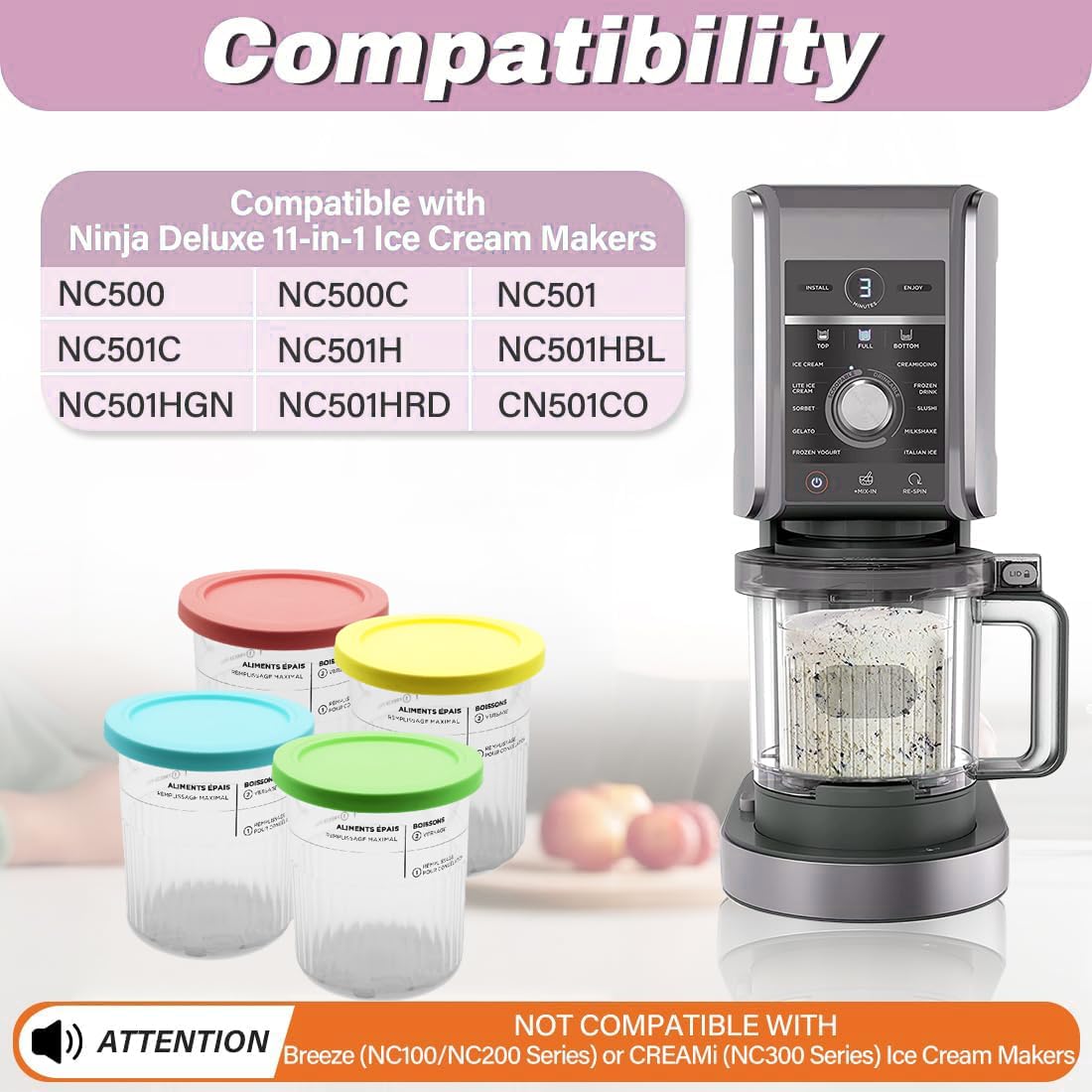 限定値下げ NINJA creami Ninja® CREAMi® XL Deluxe 11-in-1 Ice Cream and Frozen Treat