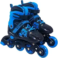 Patins Inline Unitoys Azul Tamanho 34-37 (M)