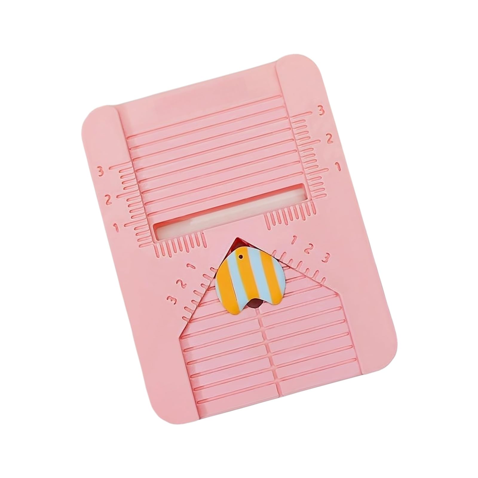 Kalttoy Multicolor Clay Drilling Assistant Tool With Calibrated Template Triangular Rectangular Zones For Accurate Hole Placement In Clay Crafting Alignment Template