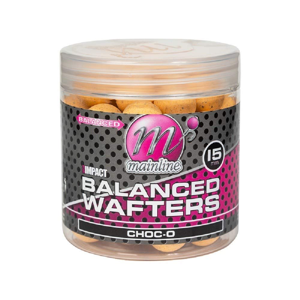 Mainline Bouillettes Equilibrées Balanced Wafters Choc-O 15 MM