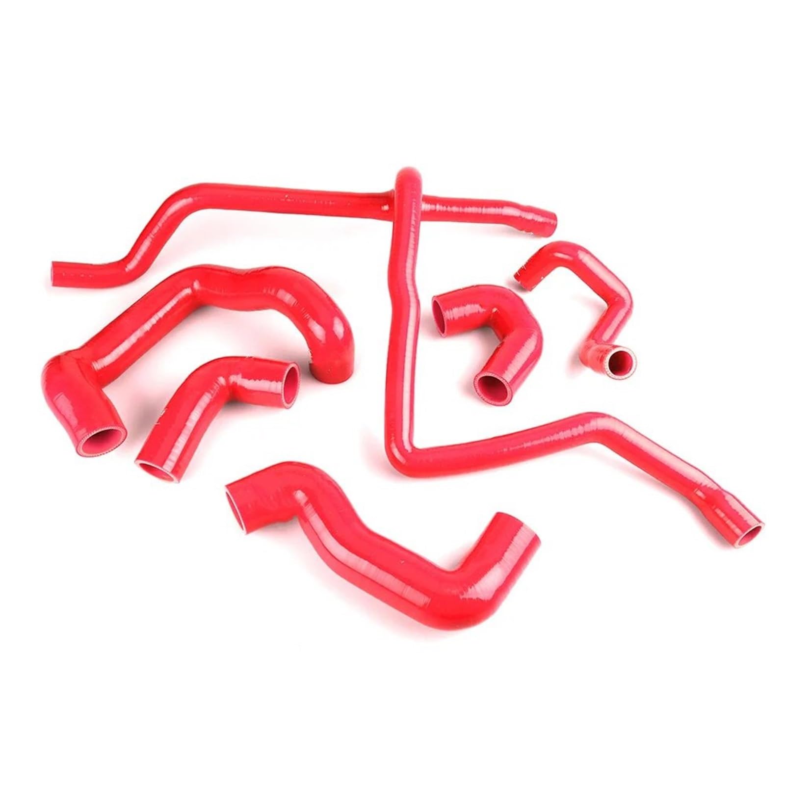 Compatible con Bmw E30 M20 325 325i 6 cilindros (1988-1993). Juego de mangueras silicona para intercooler, turbo y radiador (azul, rojo negro) Manguito Turbo(Blue)