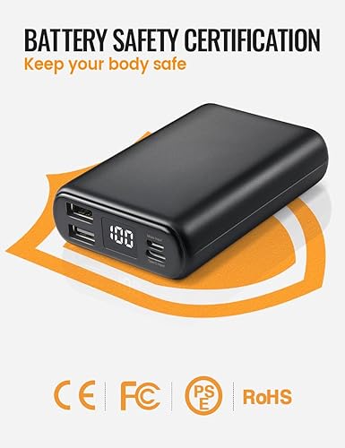 Miniatura 5 de TIDEWE Chaleco calefactado para hombre con paquete de batería, chaleco ligero para cazasenderismo