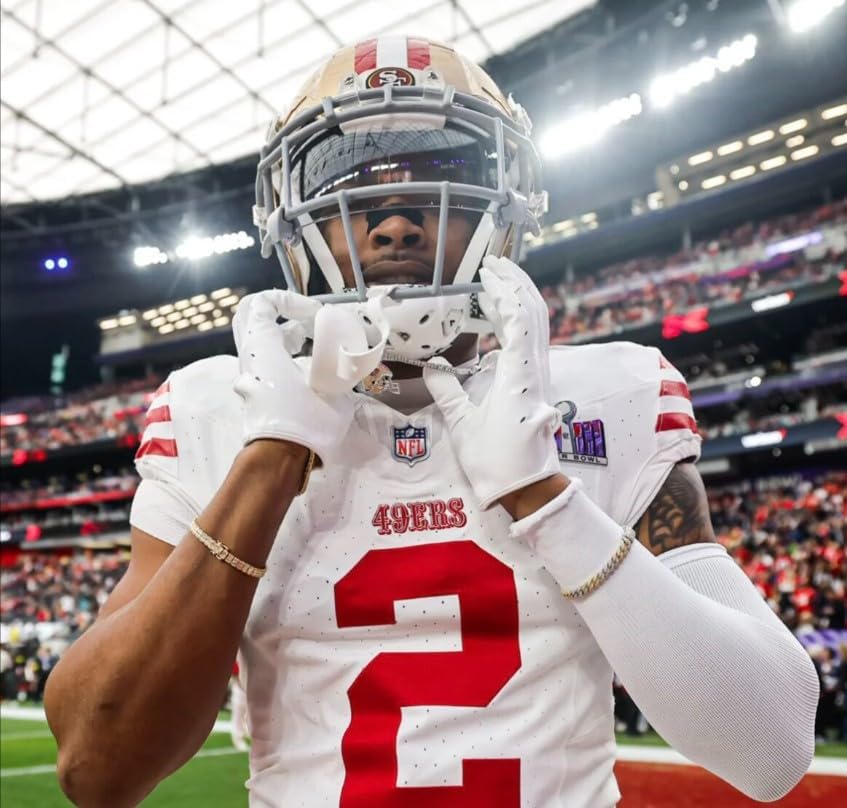 GLD Officially Licensed NFL Sports Team Helmet Pendant - Gold Plated Iced Out Football Necklace Charm - Image 3