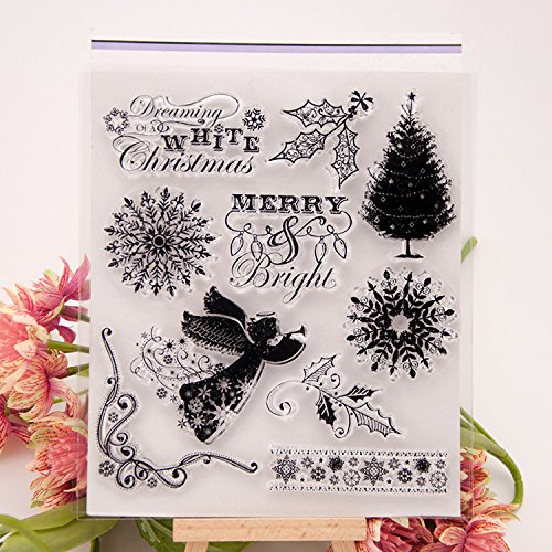 Buy Generic scrapbook 15*17cm ACRYLIC merry christmas clear STAMPS