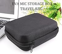 Vista 3 de Bolsa de micrófono para cámara, caja protectora de almacenamiento para Rode VideoMic Pro Plus, bolsa organizadora de micrófono de cámara