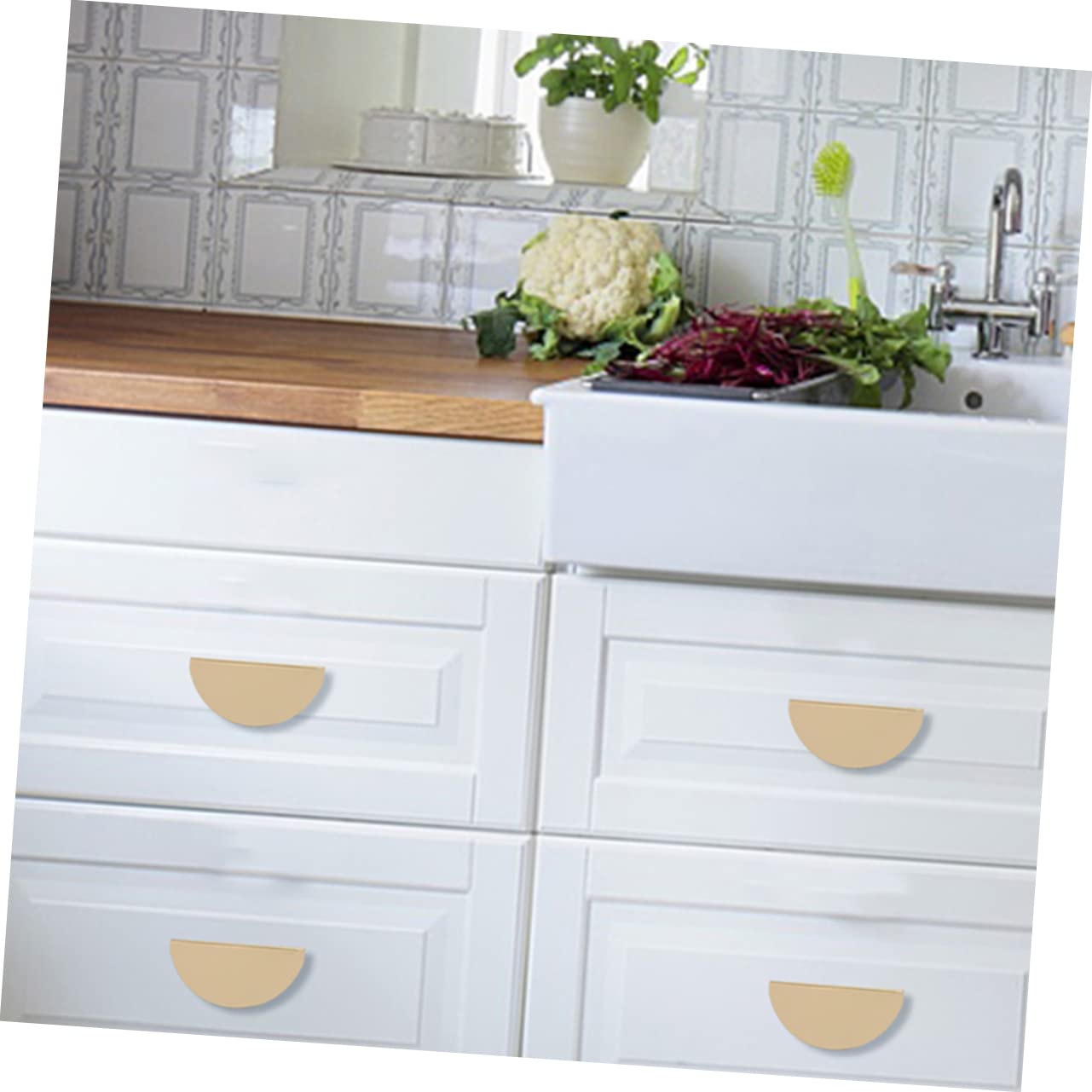 Amazon | ibasenice 半円 取っ手 引出し 取手 黒 扉 取手 取っ手