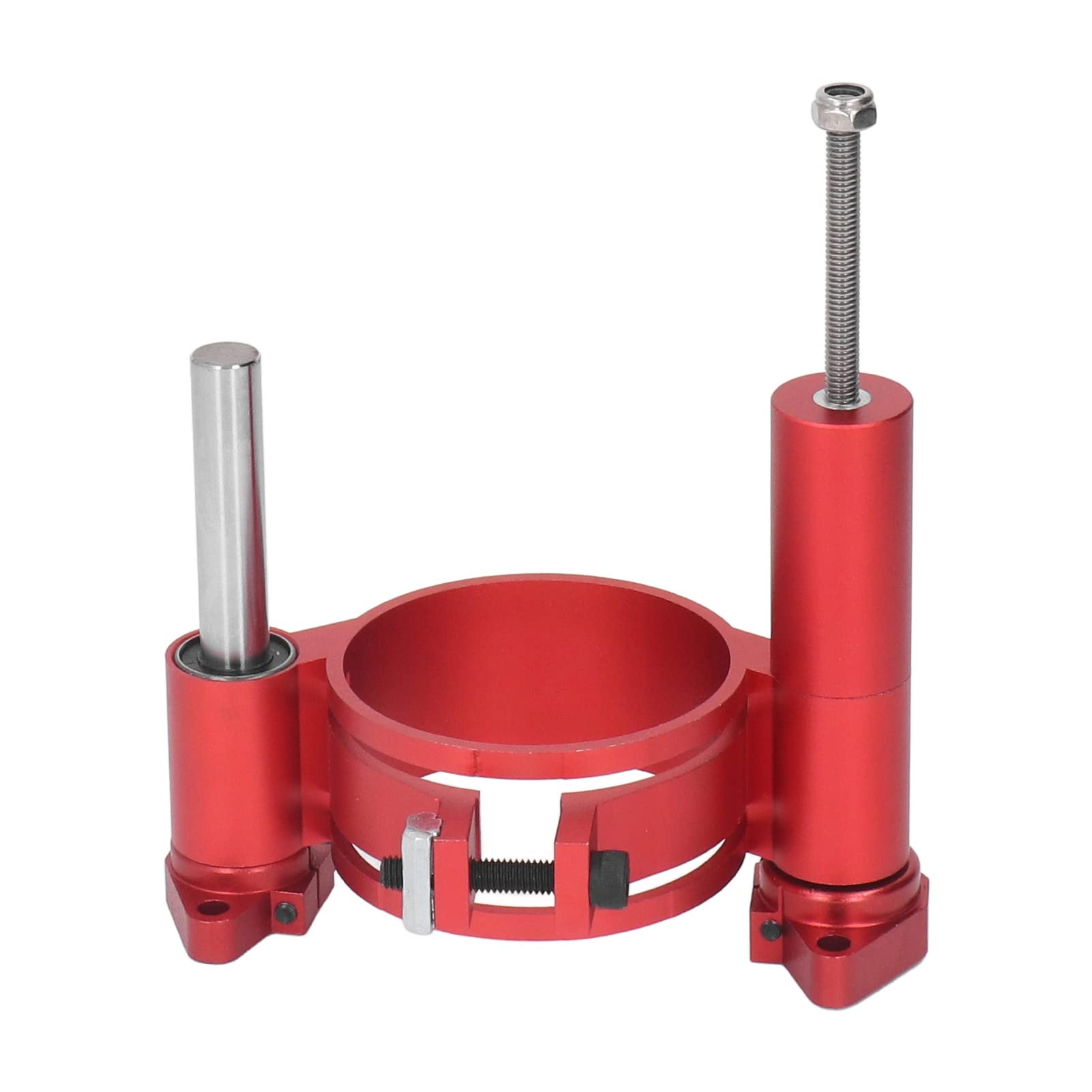 Podnośnik Routera, System Podnoszenia Routera ze Stopu Aluminium z Wspornikiem ze Stali Nierdzewnej, Regulacja korbą ręczną od 0 do 47 Mm, do Stołu Obróbki Drewna i Trymerów Elektrycznych