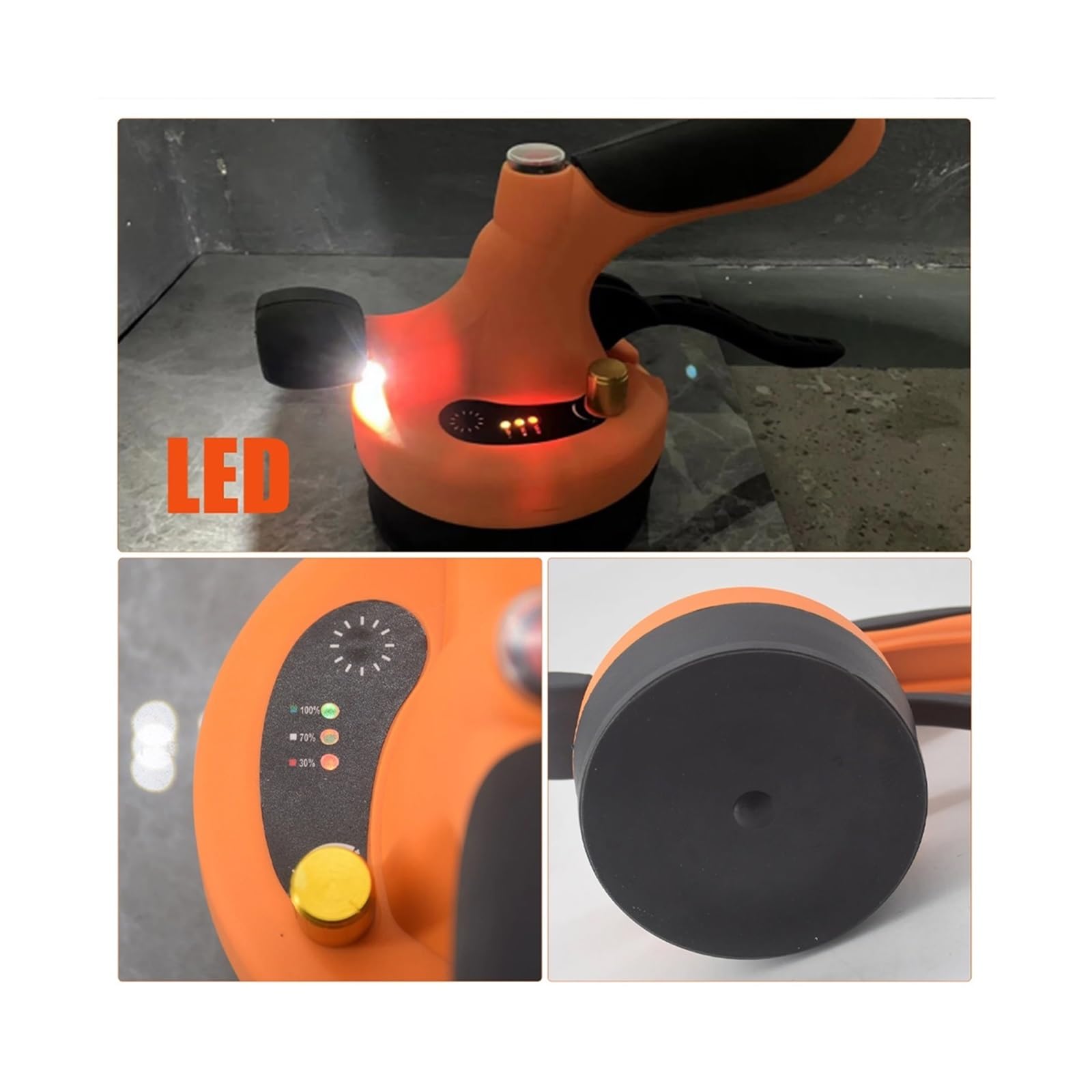 Strumento di vibrazione delle piastrelle, Piastrellista a 6000 giri/min, frequenza di vibrazione, macchine for la posa piastrelle A02, velocità infinitamente variabile, batteria al litio integrata