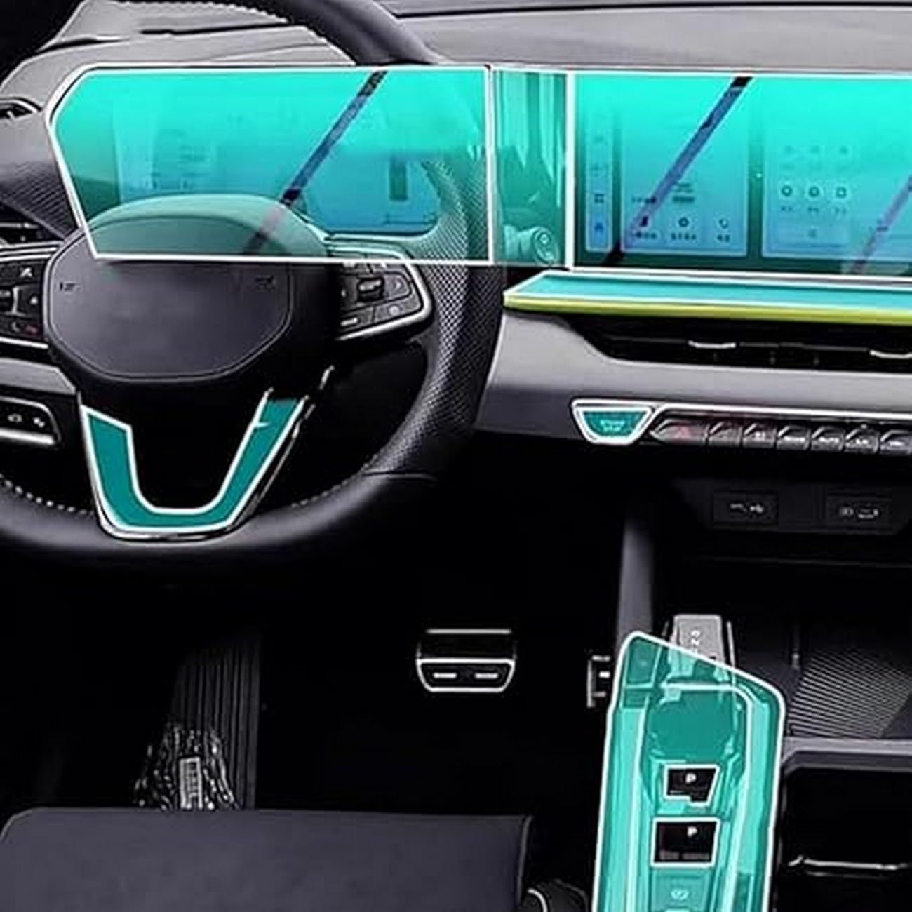 Evita arañazos en consola Geely New Coolray 2024 con este protector de TPU
