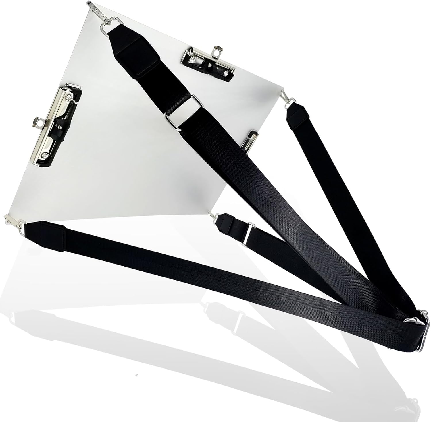 Three Clip Aluminum 11x17 Clipboard with 2 Dedicated