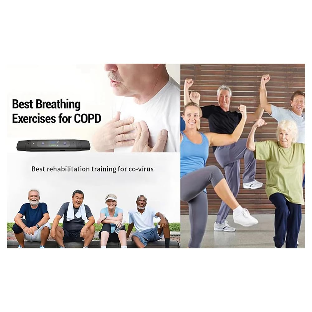 Nouveau Spiromètre Bluetooth pour Téléphone Portable, Équipement de Résistance pour L'Enregistrement des Données, Adapté à L'Entraînement Pulmonaire des Enfants et des Adultes