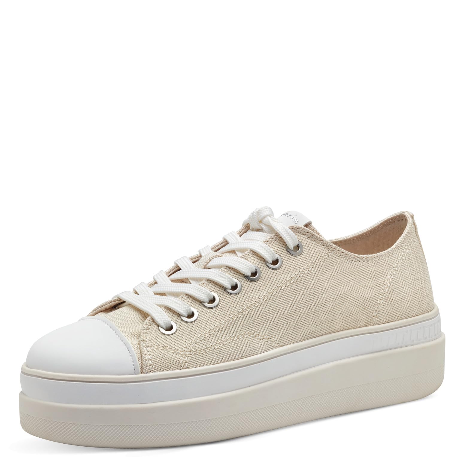 Tamaris Women's Trainers 1-23723-42, Ivory, 7.5 UK