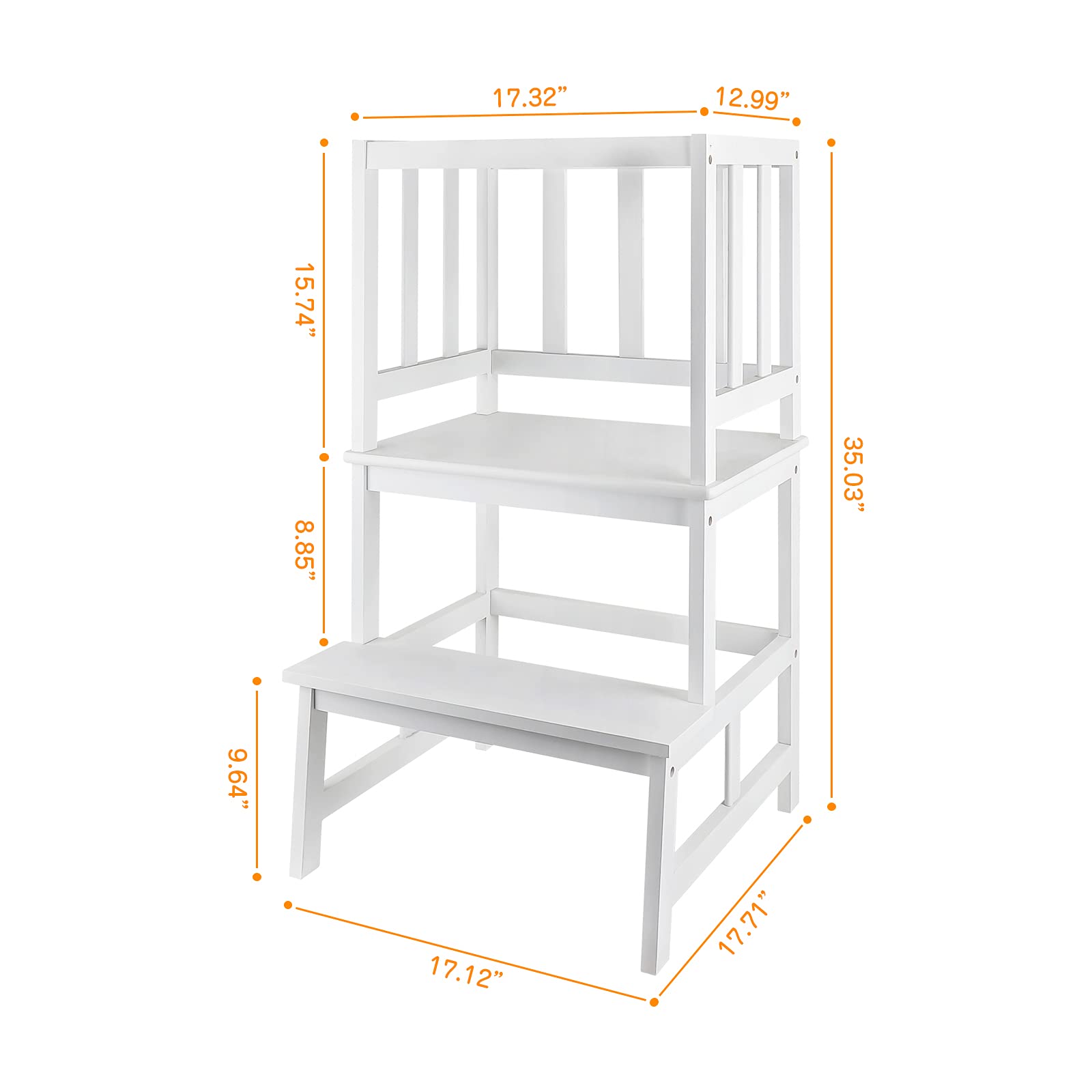 Buy BEEYEO Kids Learning Helper Tower,Kitchen Step Stool Step Tower for