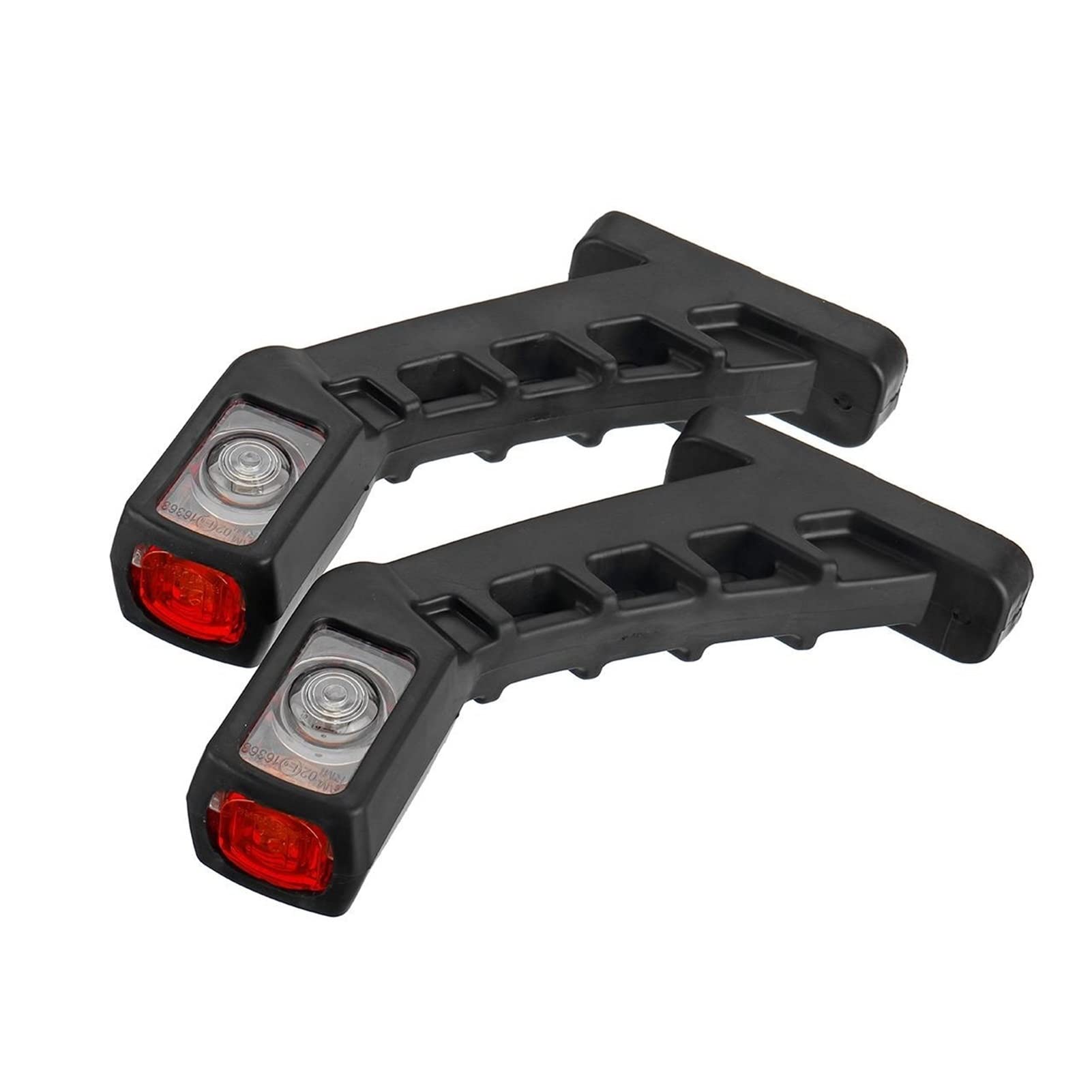 2x Bianco Rosso LED Leva Indicatore Laterale Lampade 24v per Volvo Man