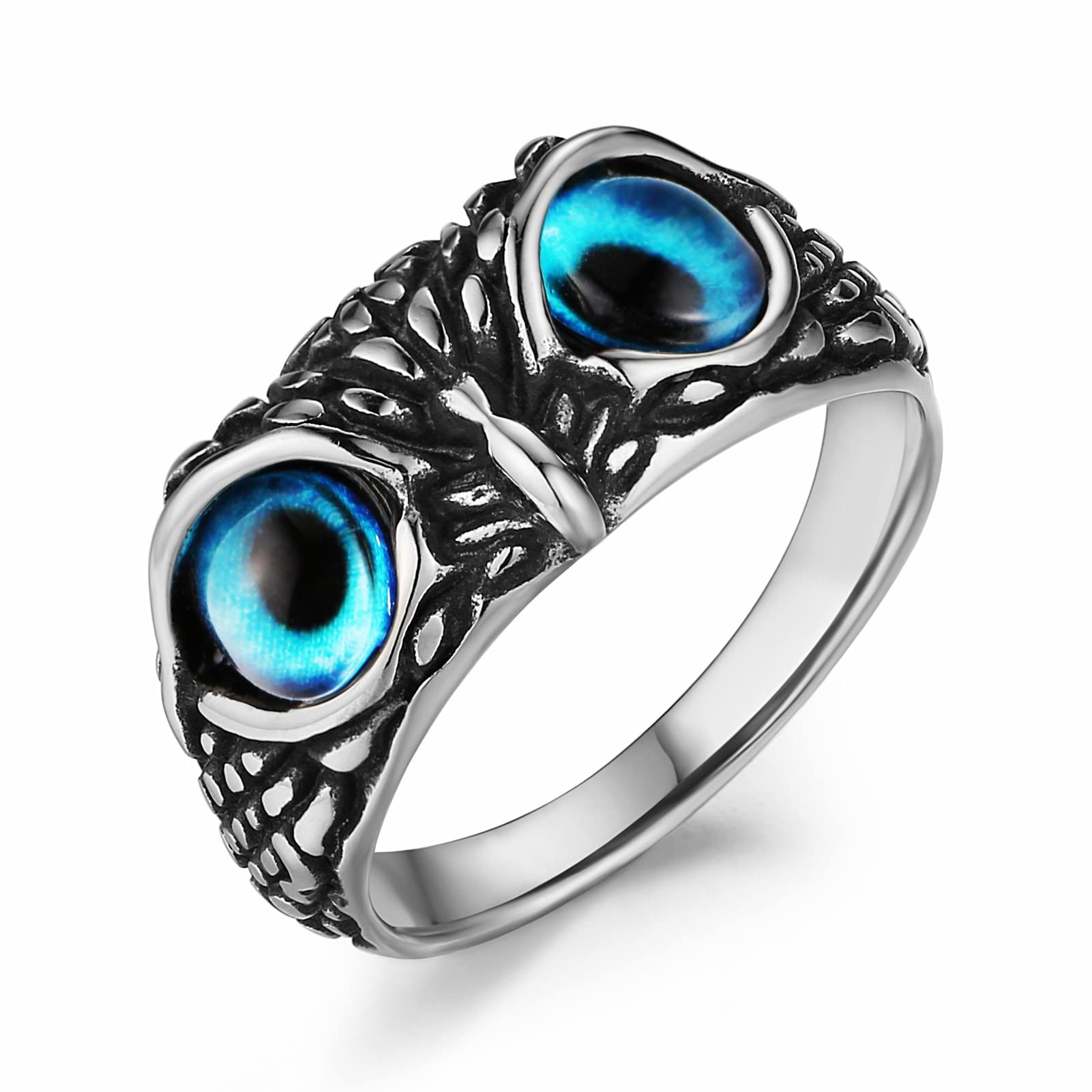 See full amazon price history chart for HZMAN Green Eye Owl Ring Retro Animal Ring Stainless Steel Jewelry for Women Girls Size 6-10, Metal, not HZMAN Green Eye Owl Ring Retro Animal Ring Stainless Steel Jewelry for Women Girls Size 6-10, Metal, not (B09WYJPXXS) Amazon Price History, Amazon Price Tracker