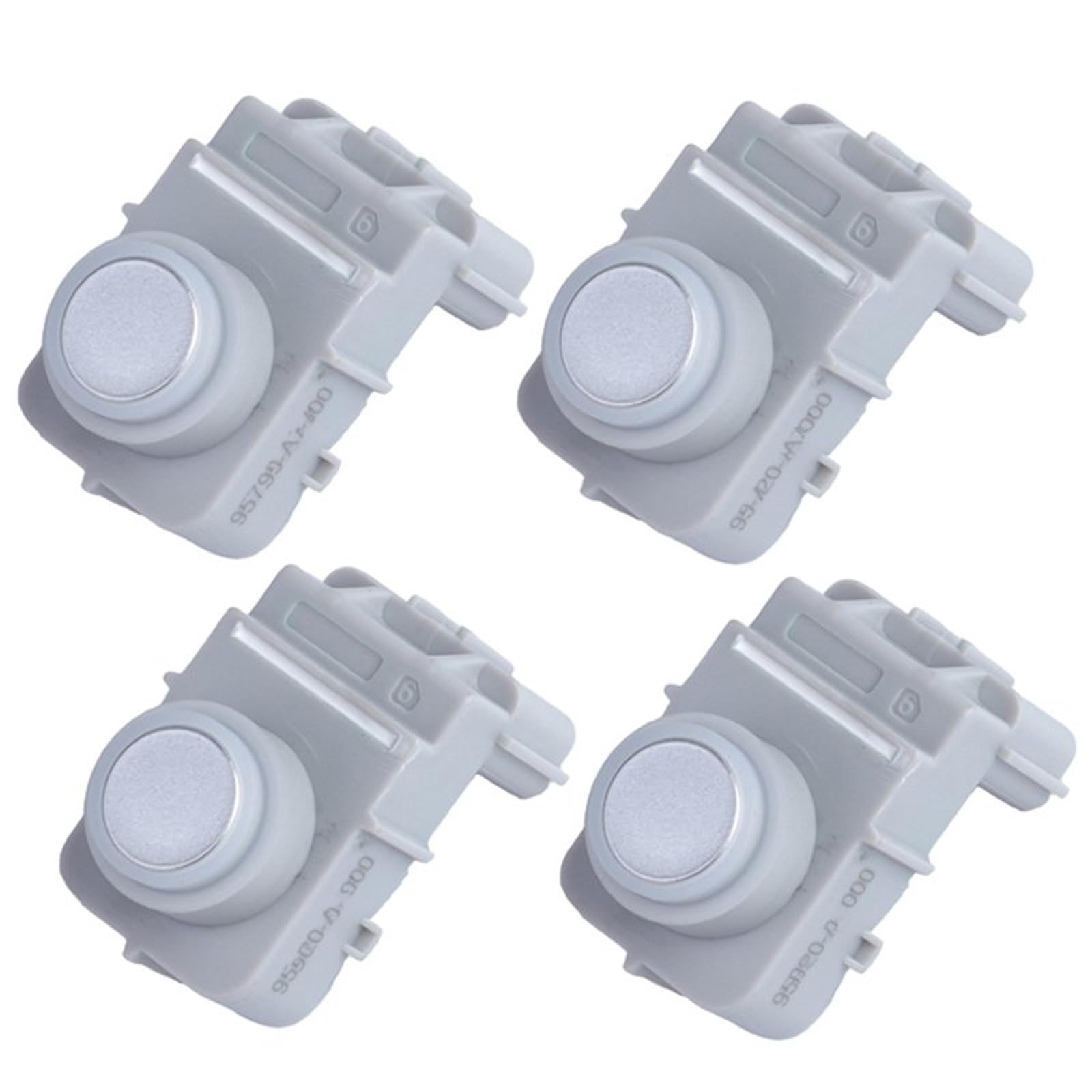 Radar de Recul Compatible Avec Hyundai Pour Kia Accessoire Automobile Moniteur D'angle Mort Contrôle Distance Capteur Stationnement Voiture OEM 95720A7000(4 pcs-silver)
