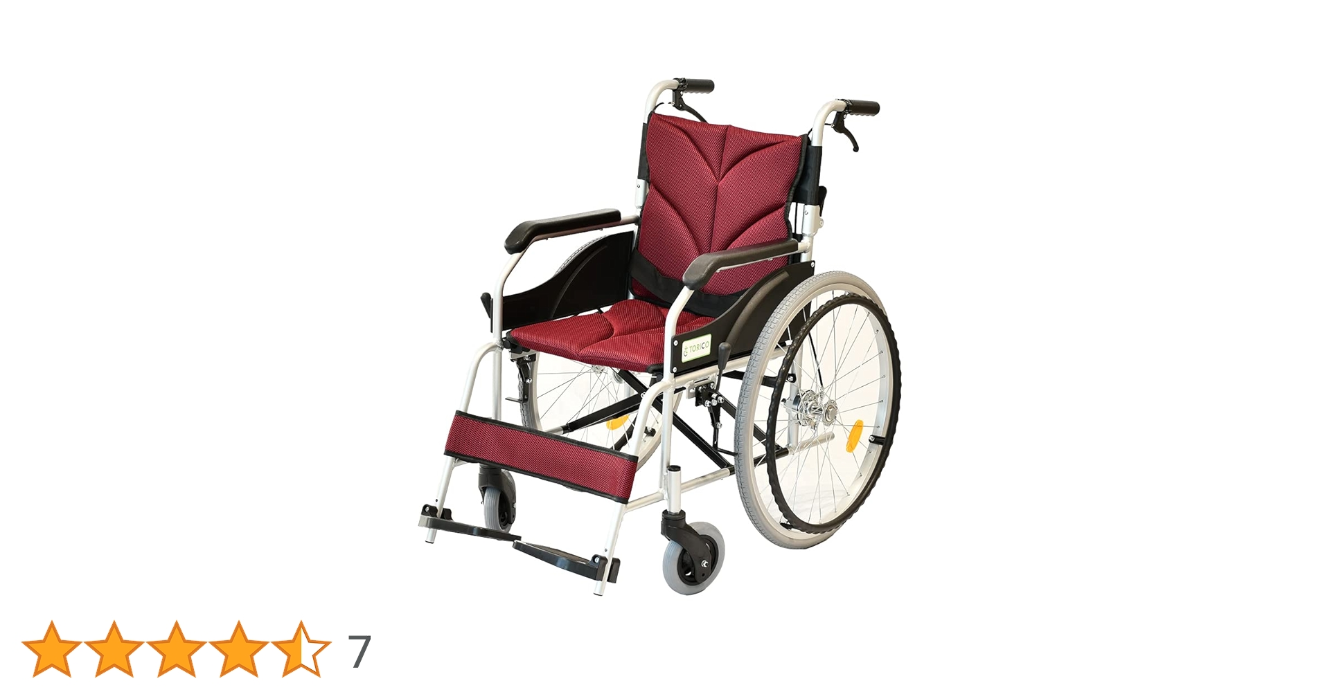 Amazon | TORICO アルミ製ドラムブレーキ車椅子 「よかセレクト