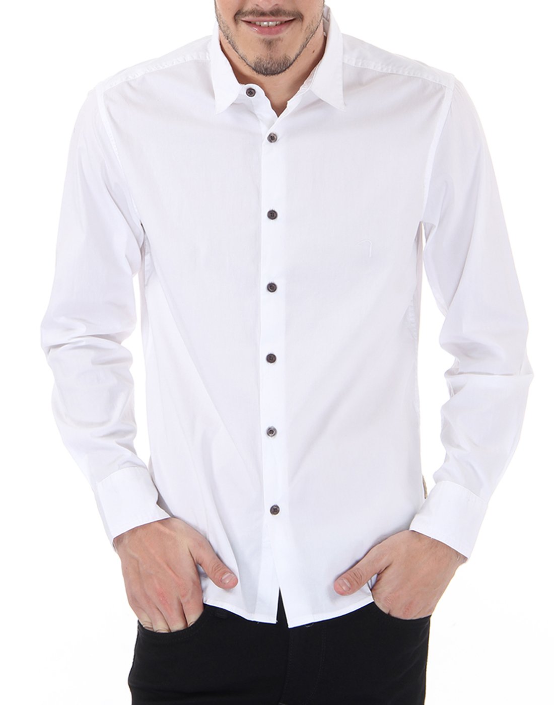 Men's Solid Regular Fit Shirts-image-30