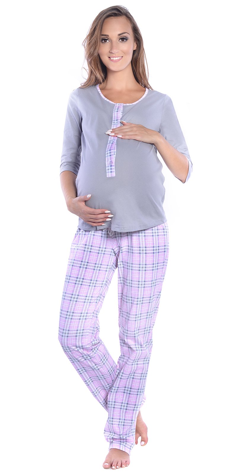 Mija - 3 in 1 Stillpyjama/Stillschlafanzug/Umstandspyjama/Pyjama 4054