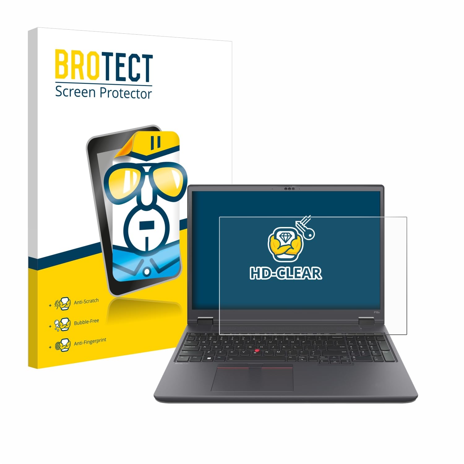 2x Antireflex Pellicola Protettiva Lenovo 500e Chromebook 2