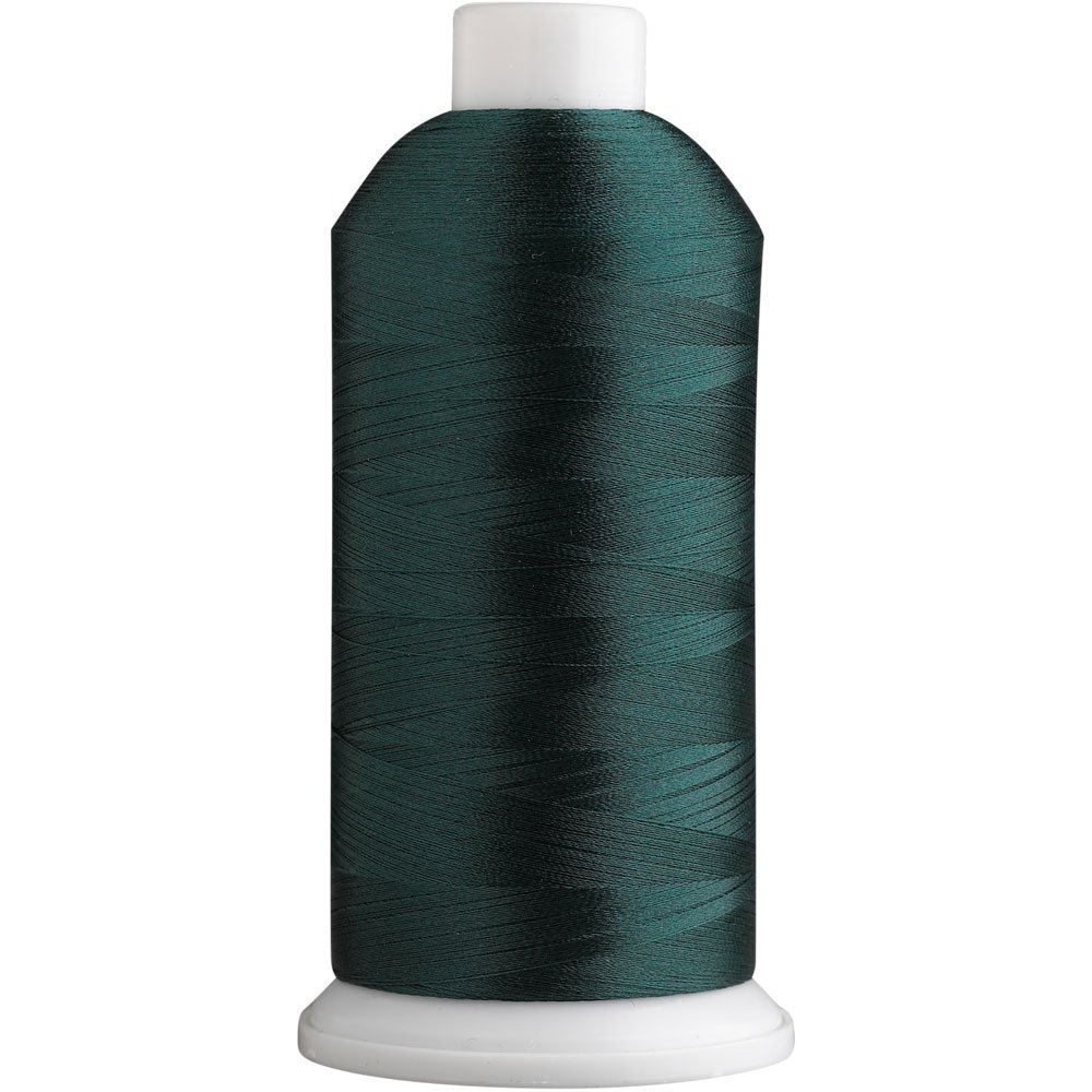 Superpunch SuperB Embroidery Thread 40wt, 5000 m Cone, Bottle Green 4735