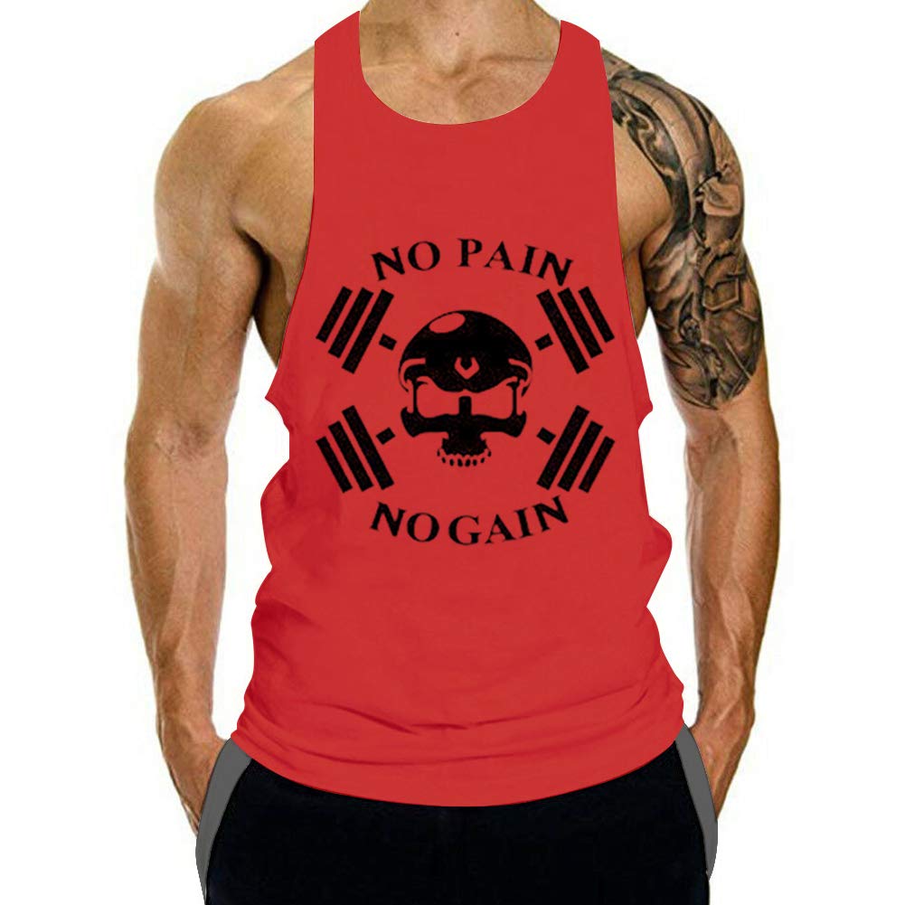 GZXISI Men's Gym Bodybuilding Stringer Tank Top Workout Muscle Cut Shirt Fitness Sleeveless Vest