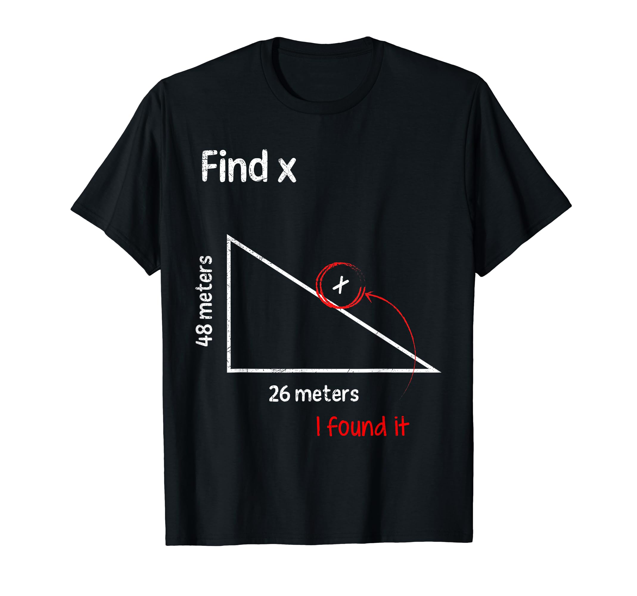 Find x Fine X Mathematics Math Teacher T-Shirt