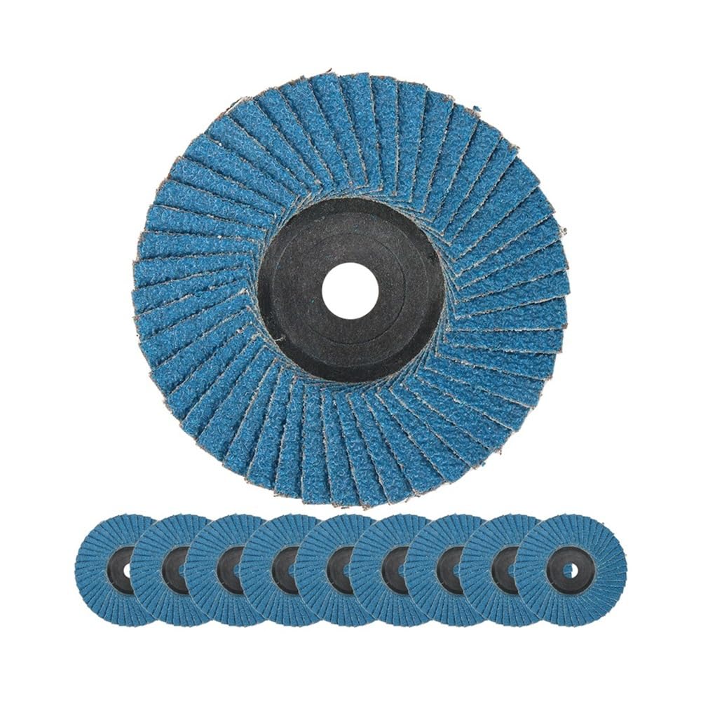 Muela abrasiva Discos de pulido abrasivos giratorios 75 mm, mini rueda lijado láminas planas grano 60 for amoladora angular