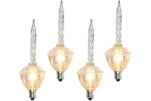 4 Pack Christmas Bubble Lights Replacement Bulbs