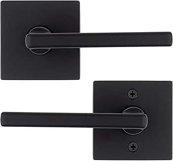 Kwikset 720HFLSQT-26D Halifax Lever with Square Rose Passage Door