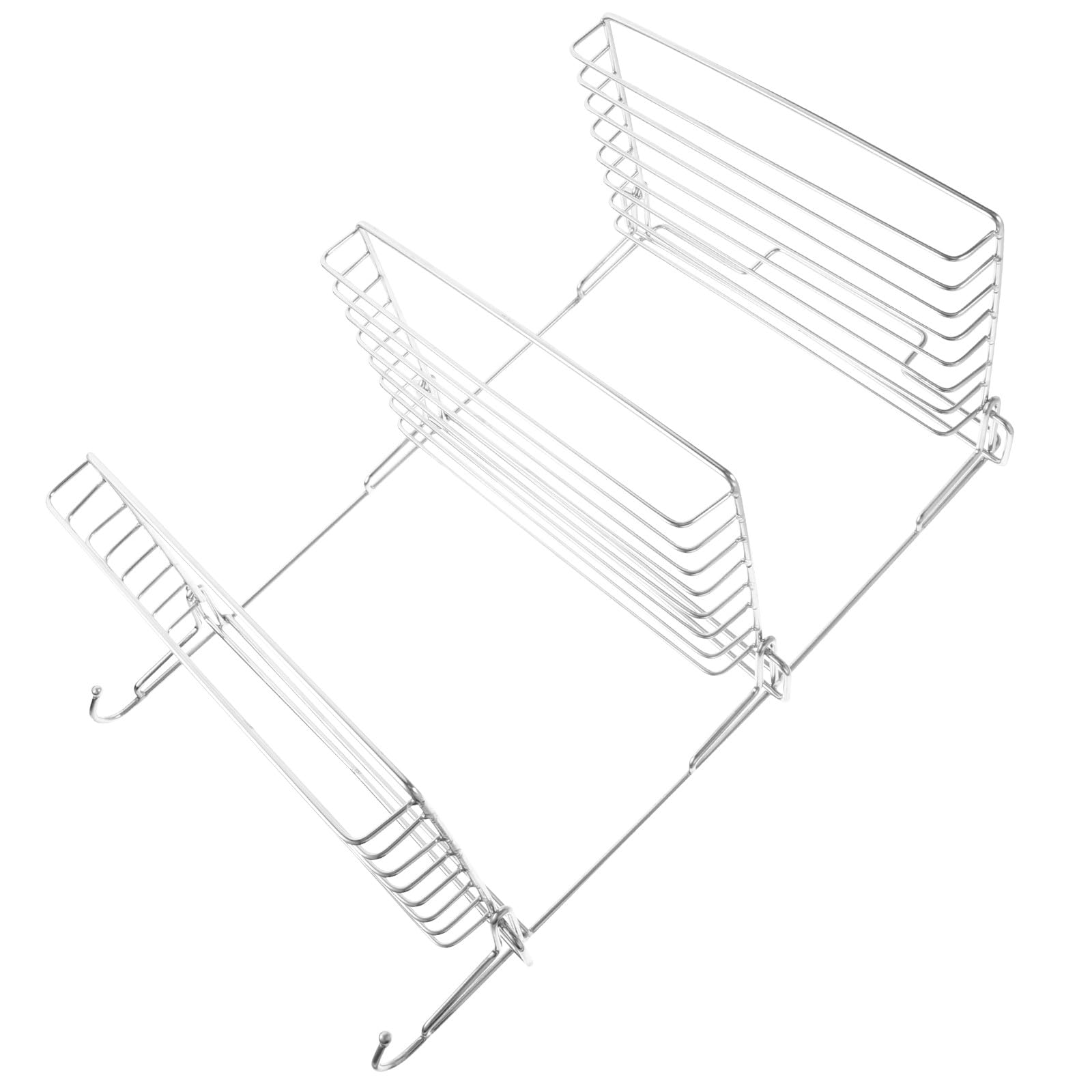 Estantería Plegable de Pared para Baño sin Taladro Organizador de Acero Inoxidable con Diseño Ventilado y Drenaje Rápido Repisa Segura y Resistente para Productos de Higiene