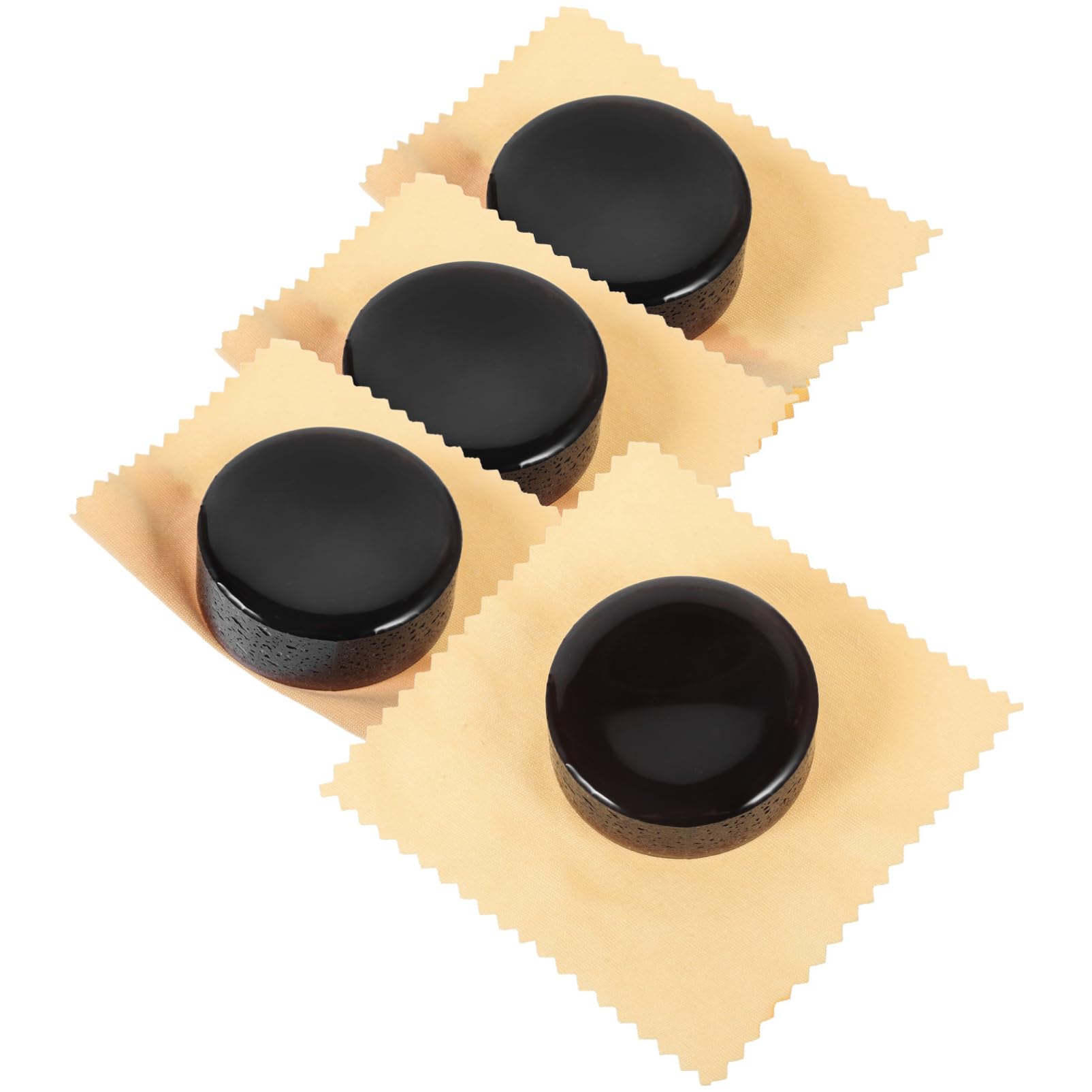 Totority 4pcs Bow Violin for Cello Viola Stringed Instrument Set Low Dust Black