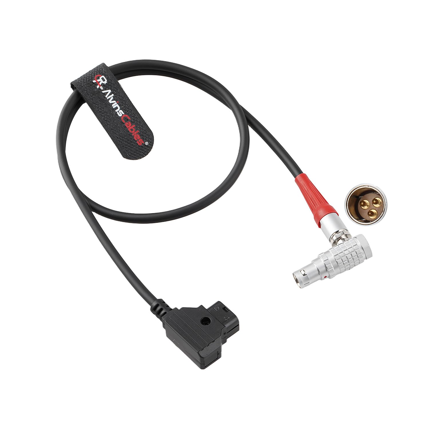 Alvin's Cables D-Tap do 1B 3-pinowy kabel zasilający do Betz Tools Wave 1 i V-Mount, 60cm 2ft