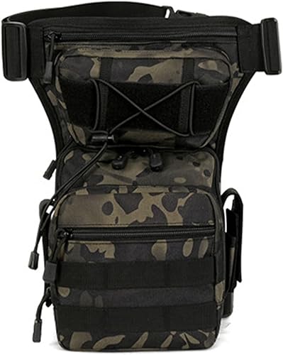 Bolsa de pierna caída, paquete de muslos táctico, bolsa de cadera para hombresmujeres, al aire libre, senderismo, ciclismo, camping, viajes, Camo