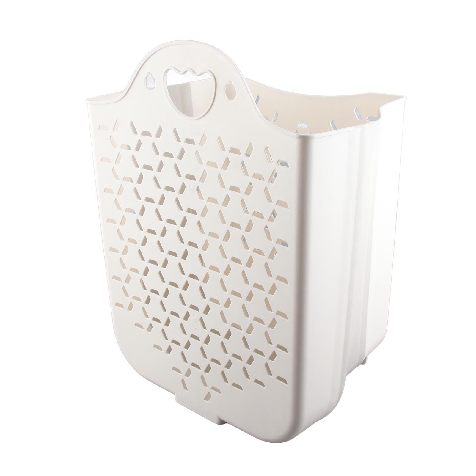 Aramox Cesta de Lavandería Colgante Plegable, Cesta de Pared de PP para