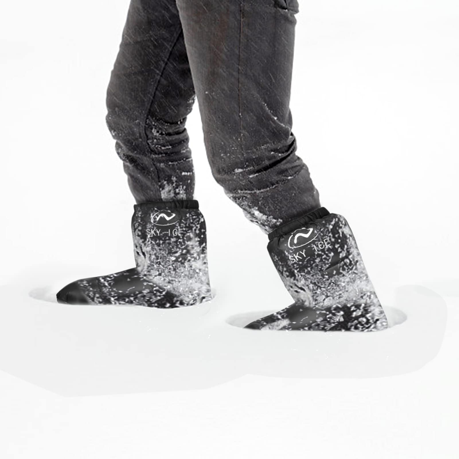 Inverno Caldo Anatra Piuma Pantofole Stivali Casa Campeggio Scarpe Calzature per Uomo Donna