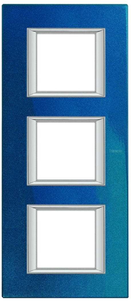BTICINO Axolute ha4802/3BM plaque de finition bleu mordu 6 modules