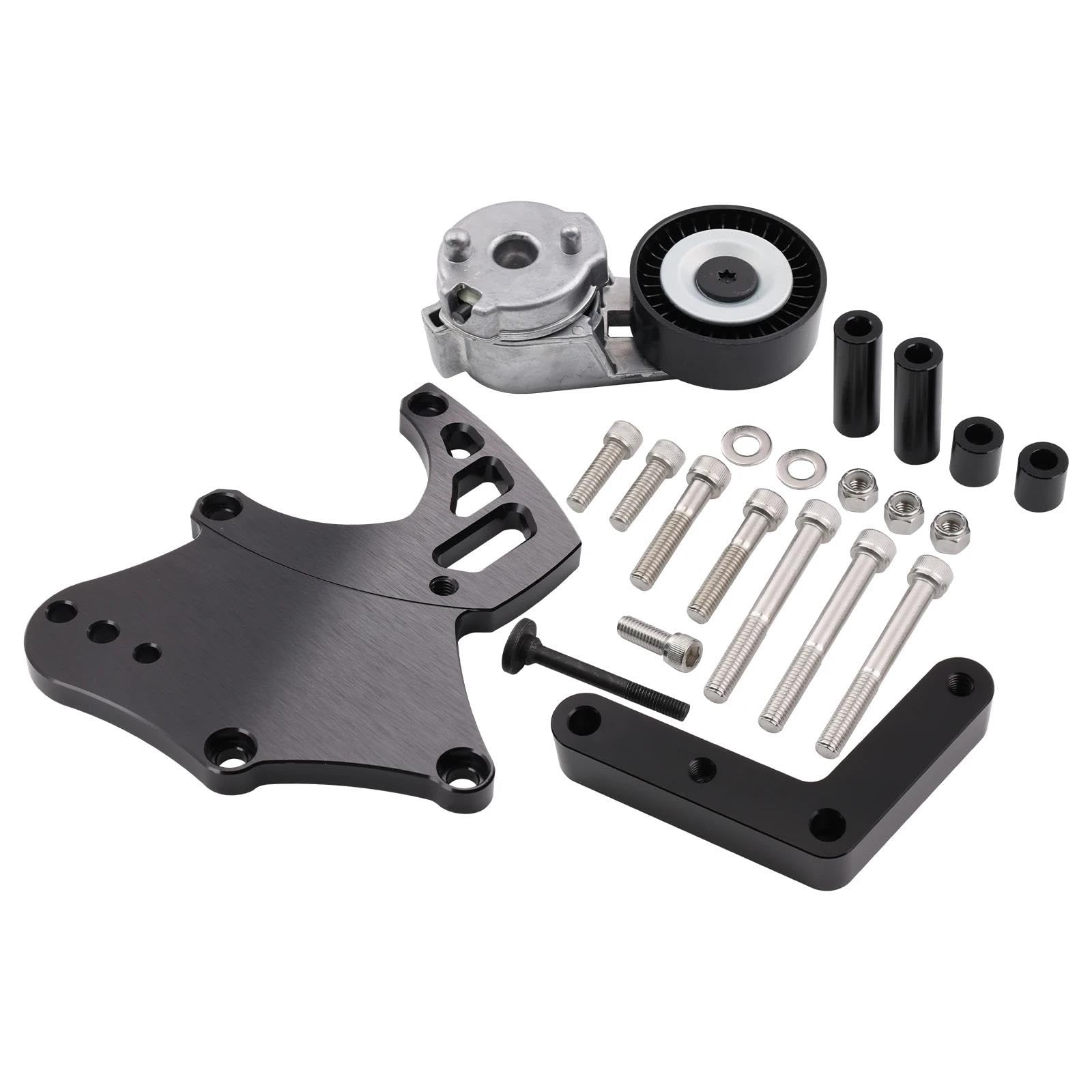 Silentblock Soporte Motor Soporte del Compresor 508 A/C con Kit Tensor LS Motor De Camión para Chevy para GMC para SUV 1999-2013 Soporte Motor con Alta Resistencia