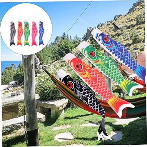 Manche à air drapeau de poisson décoratif pour maison et mur - 6