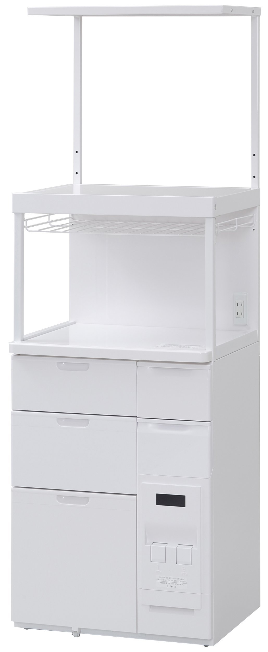 Amazon｜[エムケー精工] レンジ台 (米びつ) 米容量12kg 幅56.5cm