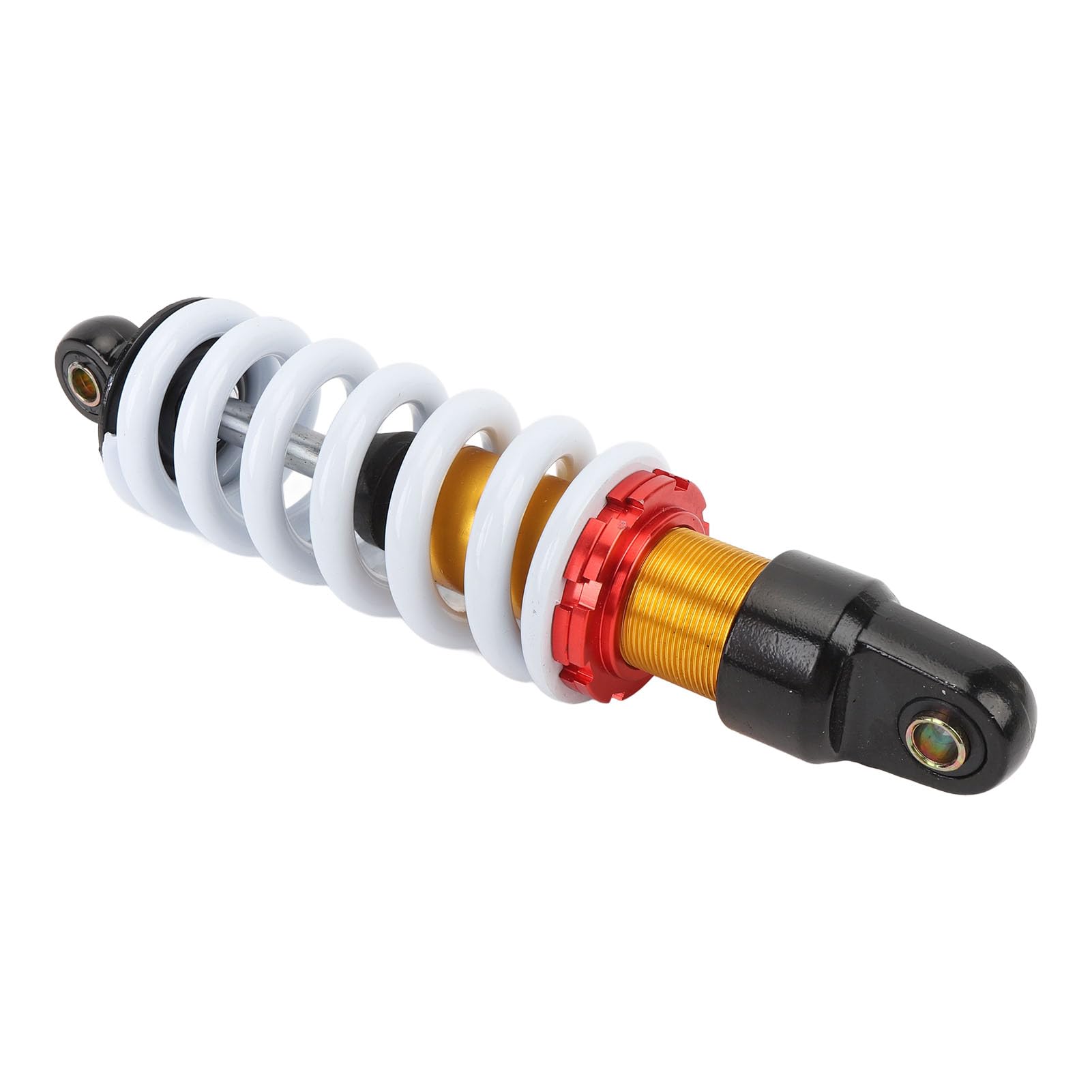 Ammortizzatore per moto da 260 mm, ammortizzatore a sospensione universale con molla da 11 mm di diametro e smorzamento regolabile per moto da cross, ATV, quad, go-kart e scooter d